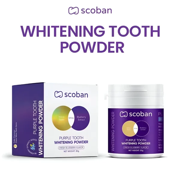 Scoban Purple Tooth Whitening Powder