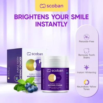 Scoban Purple Tooth Whitening Powder