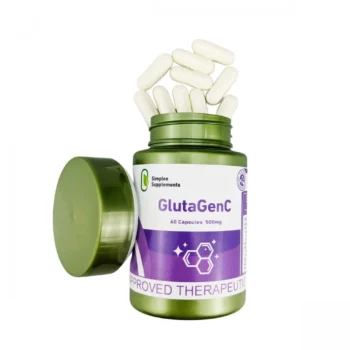 Simplee Supplements GlutaGenC – 500mg Skin Brightening & Antioxidant