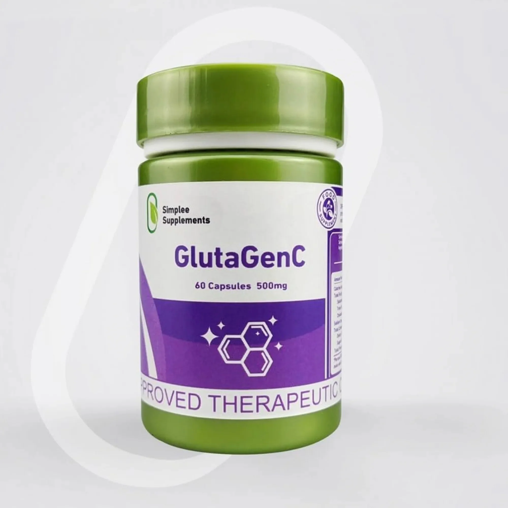 Simplee Supplements GlutaGenC – 500mg Skin Brightening & Antioxidant Simplee Supplements GlutaGenC – 500mg Skin Brightening & Antioxidant