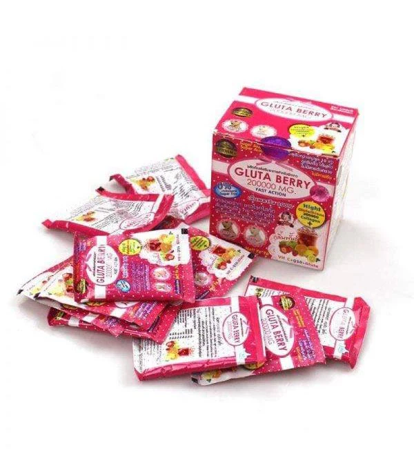Gluta Berry 200,000mg Skin Whitening Antiaging Acne Wrinkle Reducing Powder Drink Gluta Berry 200,000mg Skin Whitening Antiaging Acne Wrinkle Reducing Powder Drink