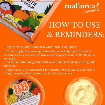 88 Total White Underarm Cream - 35g