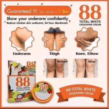 88 Total White Underarm Cream - 35g