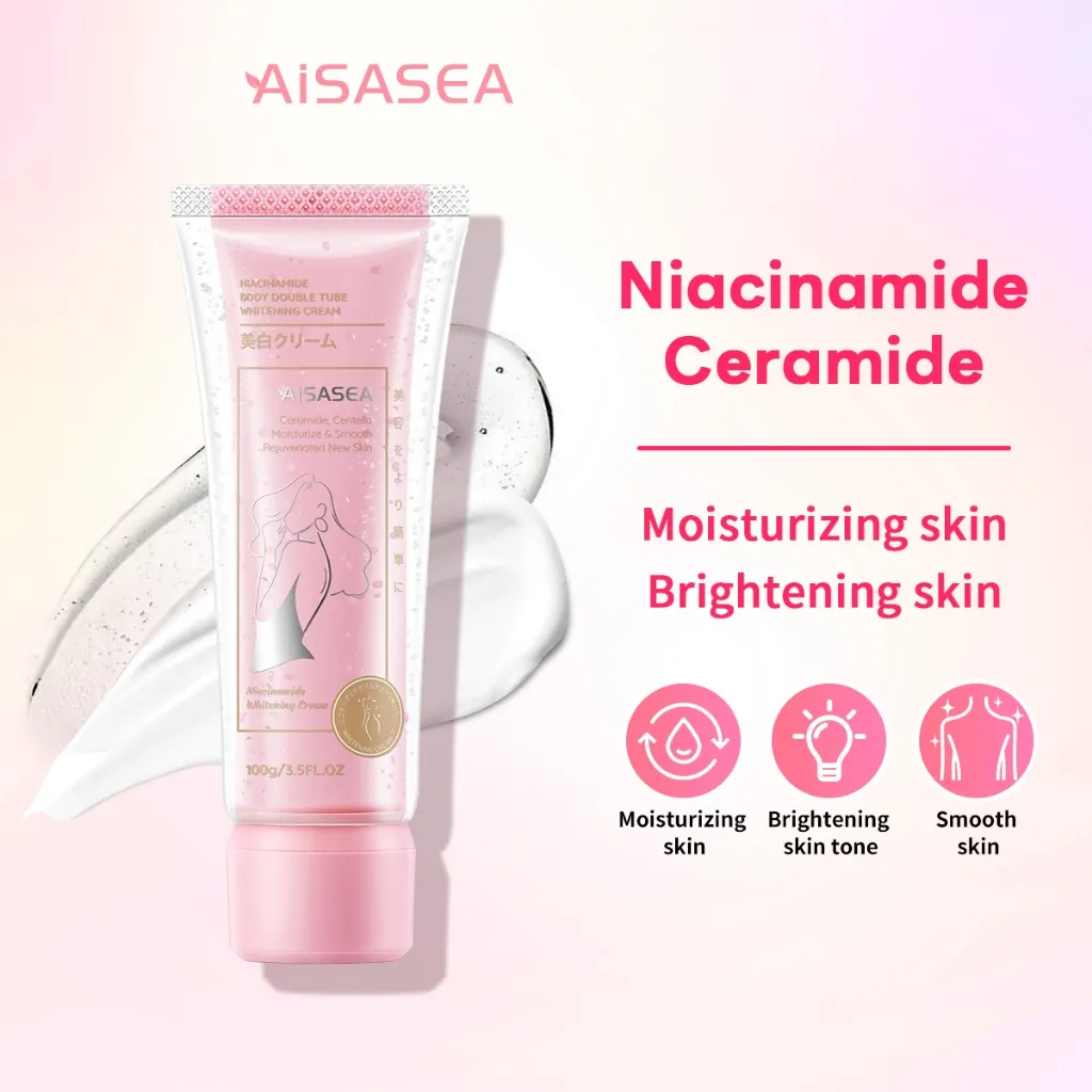 AISASEA Niacinamide Double Tube Whitening Cream Body Lotion AISASEA Niacinamide Double Tube Whitening Cream Body Lotion