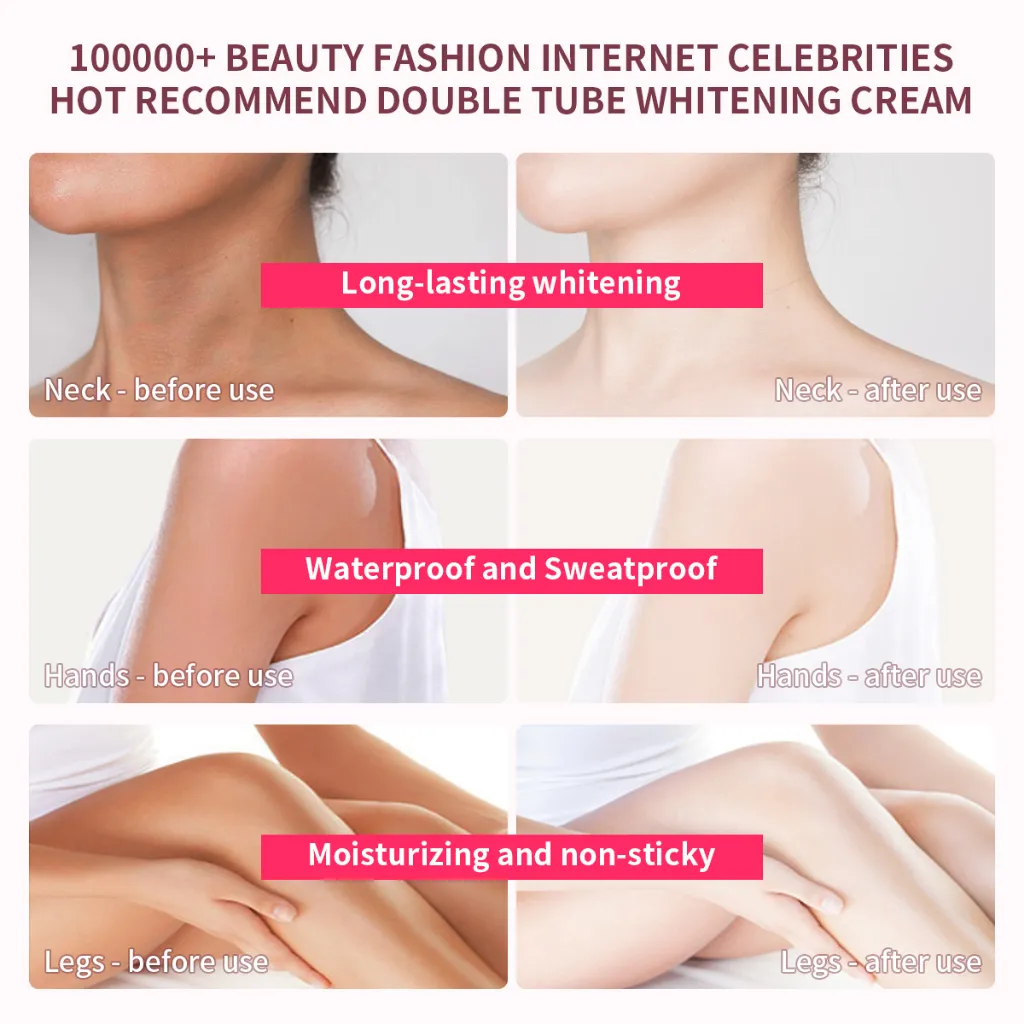 AISASEA Niacinamide Double Tube Whitening Cream Body Lotion AISASEA Niacinamide Double Tube Whitening Cream Body Lotion