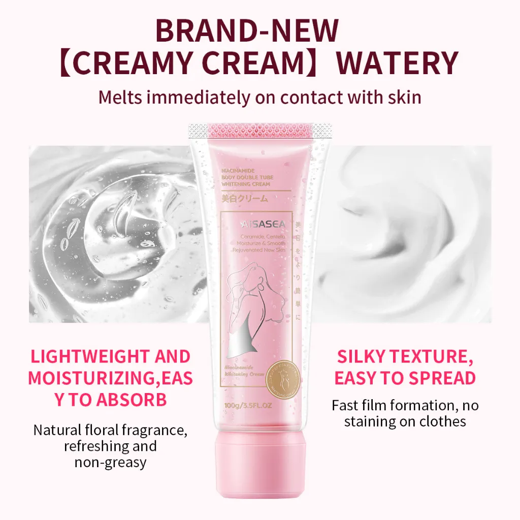 AISASEA Niacinamide Double Tube Whitening Cream Body Lotion AISASEA Niacinamide Double Tube Whitening Cream Body Lotion