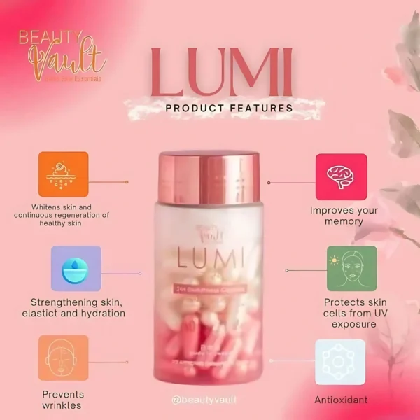 Beauty Vault Lumi 24H Glutathione Capsules