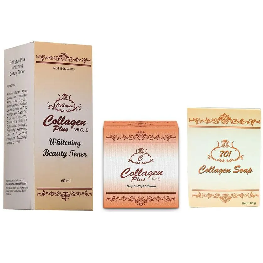 Collagen Plus Vitamin C & E Skincare Set Collagen Plus Vitamin C & E Skincare Set