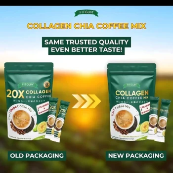 Fitgum Collagen Chia 11 in 1 Shape Coffee