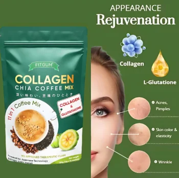 Fitgum Collagen Chia 11 in 1 Shape Coffee