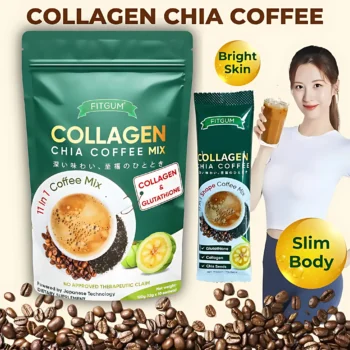 Fitgum Collagen Chia 11 in 1 Shape Coffee