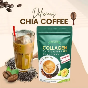 Fitgum Collagen Chia 11 in 1 Shape Coffee