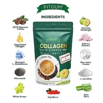 Fitgum Collagen Chia 11 in 1 Shape Coffee
