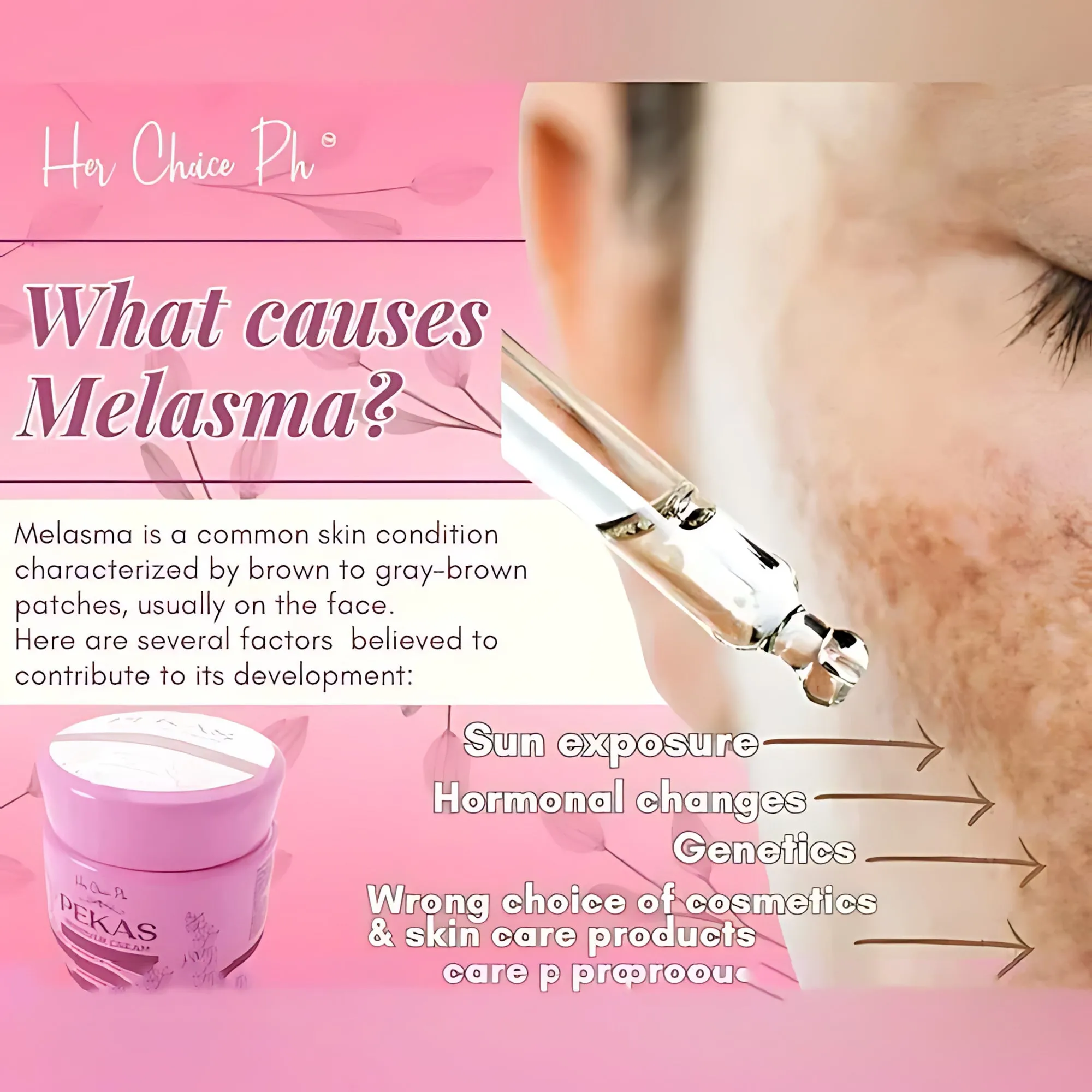 Her Choice Ph Pekas Remover Cream - 50g Her Choice Ph Pekas Remover Cream - 50g