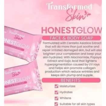 Honest Glow Glass Skin Soap - 80g
