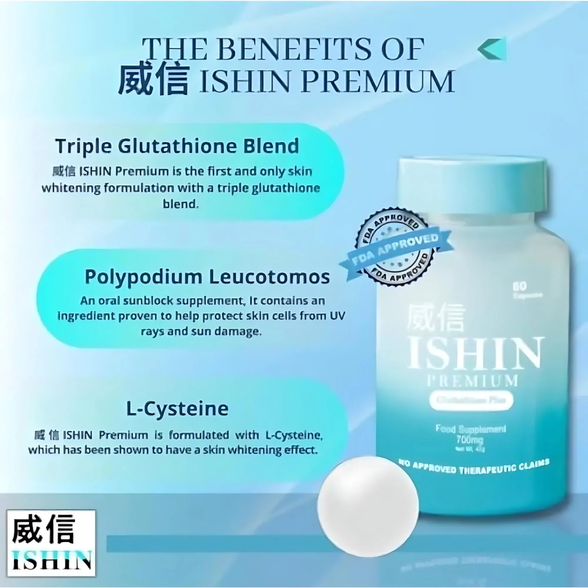 ISHIN Premium Glutathione Plus ISHIN Premium Glutathione Plus