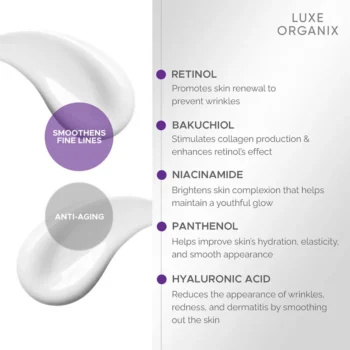 Luxe Organix Retinol + Bakuchiol Overnight Glow