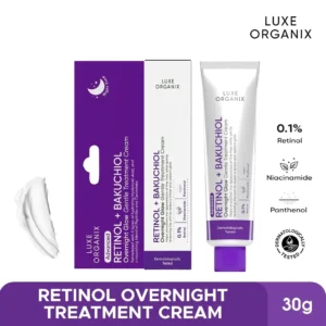 Luxe Organix Retinol + Bakuchiol Overnight Glow