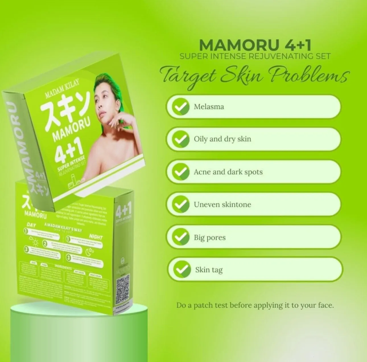 Madam Kilay Mamoru 4+1 Super Intense Rejuvenating Set Madam Kilay Mamoru 4+1 Super Intense Rejuvenating Set