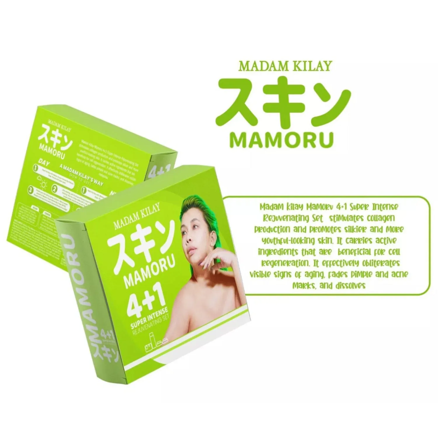 Madam Kilay Mamoru 4+1 Super Intense Rejuvenating Set Madam Kilay Mamoru 4+1 Super Intense Rejuvenating Set