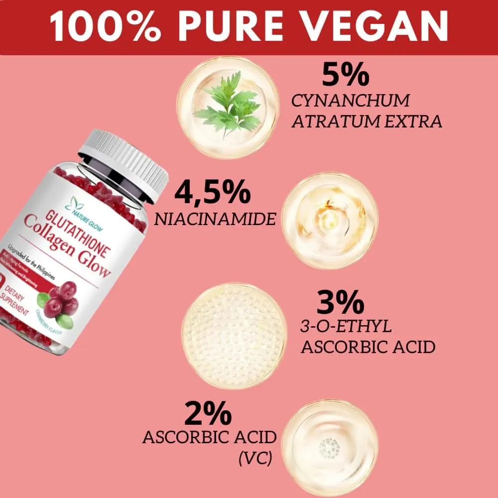 Nature Glow Glutathione Collagen Glow Cranberry Nature Glow Glutathione Collagen Glow Cranberry