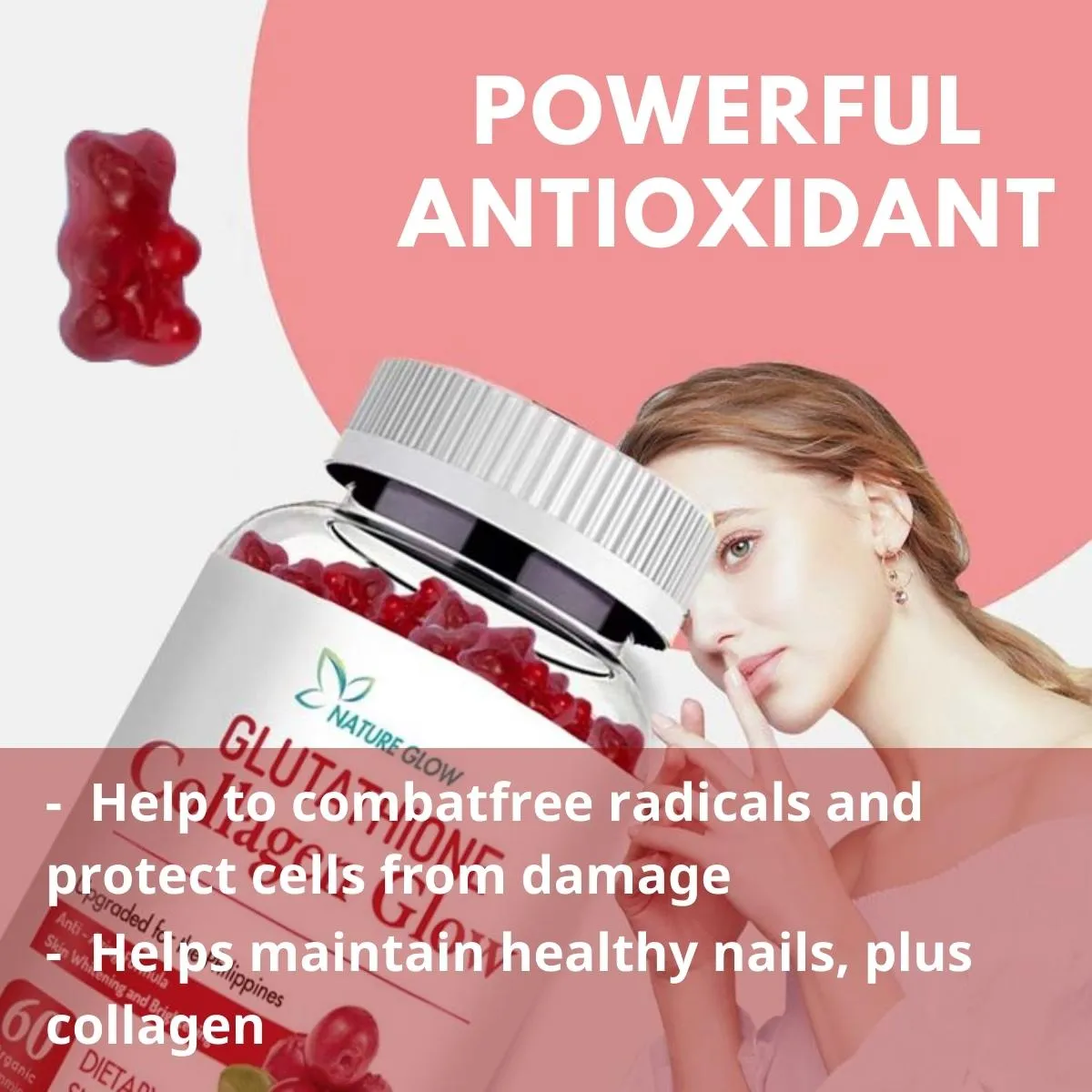 Nature Glow Glutathione Collagen Glow Cranberry Nature Glow Glutathione Collagen Glow Cranberry