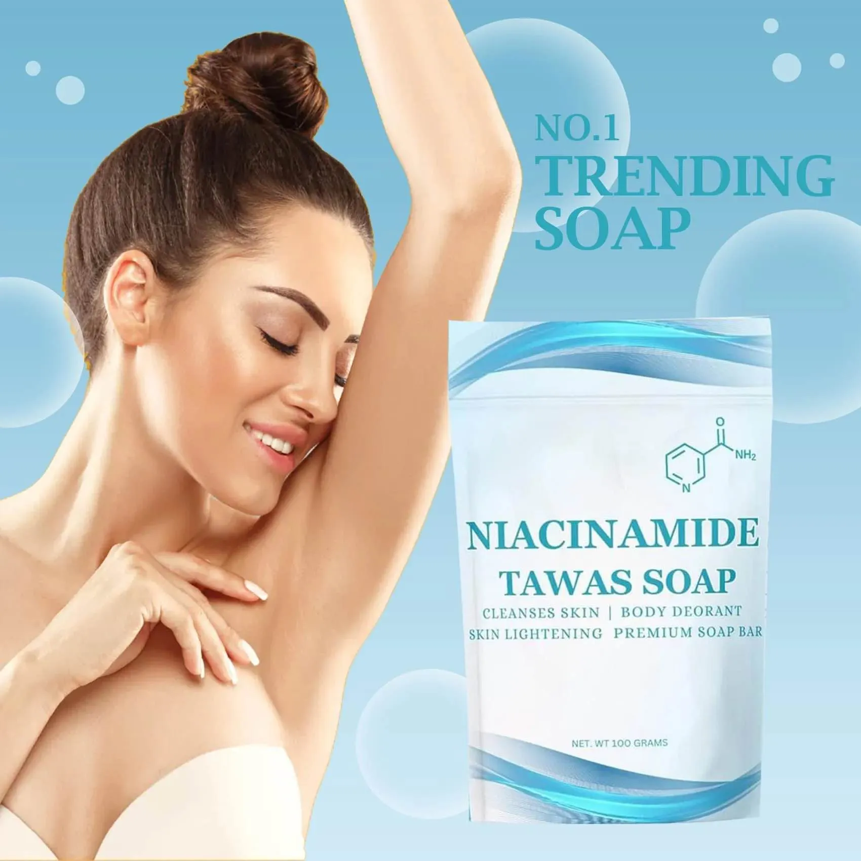 Niacinamide Tawas Soap - 100g Niacinamide Tawas Soap - 100g