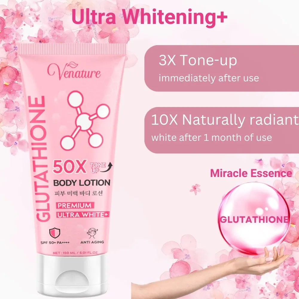 Venature Glutathione 50x Tone Up Body Lotion Venature Glutathione 50x Tone Up Body Lotion