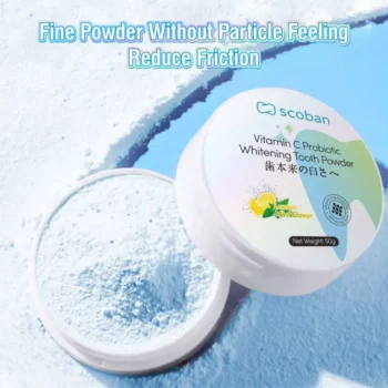 Scoban Vitamin C Probiotic Whitening Tooth Powder