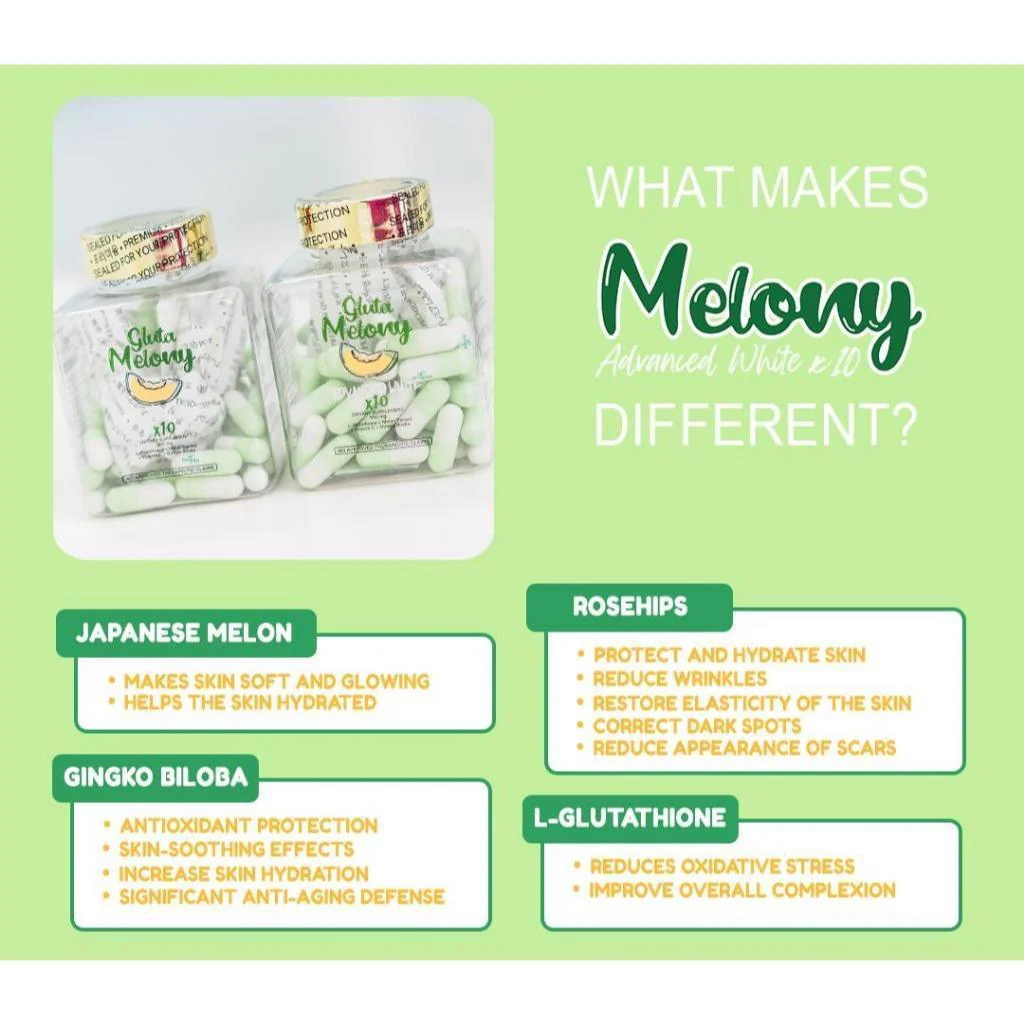 Gluta Melony Advanced White x10 Gluta Melony Advanced White x10