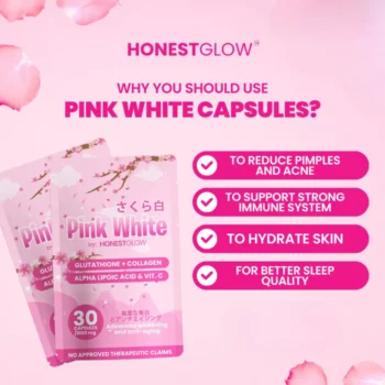 Transformed Skin Honest Glow Pink White Glutathione + Collagen