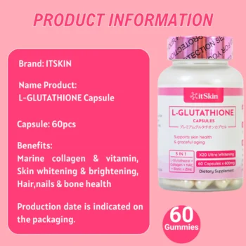 Itskin L-Glutathione Capsule with Collagen & Biotin