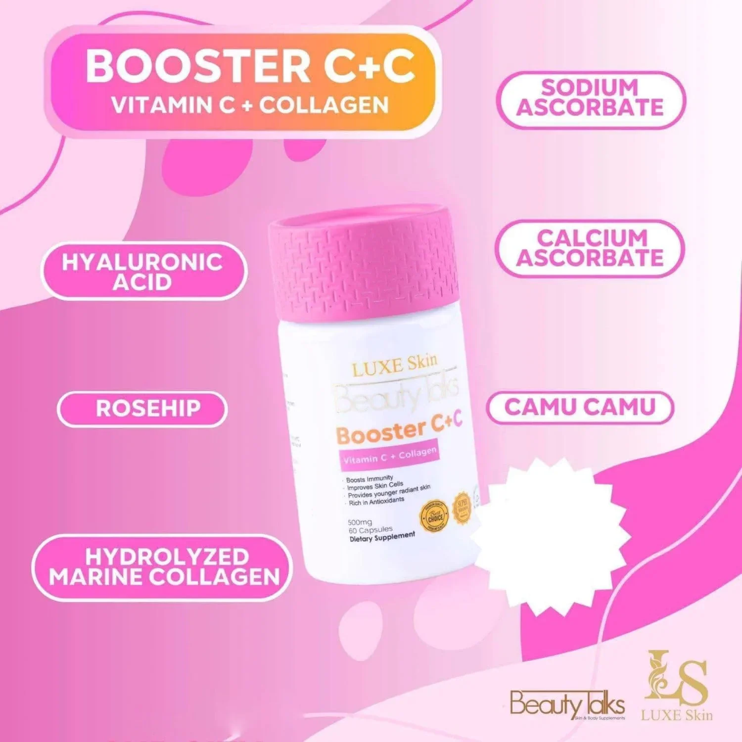 Luxe Skin Beauty Talks Vitamin C + C Collagen Luxe Skin Beauty Talks Vitamin C + C Collagen