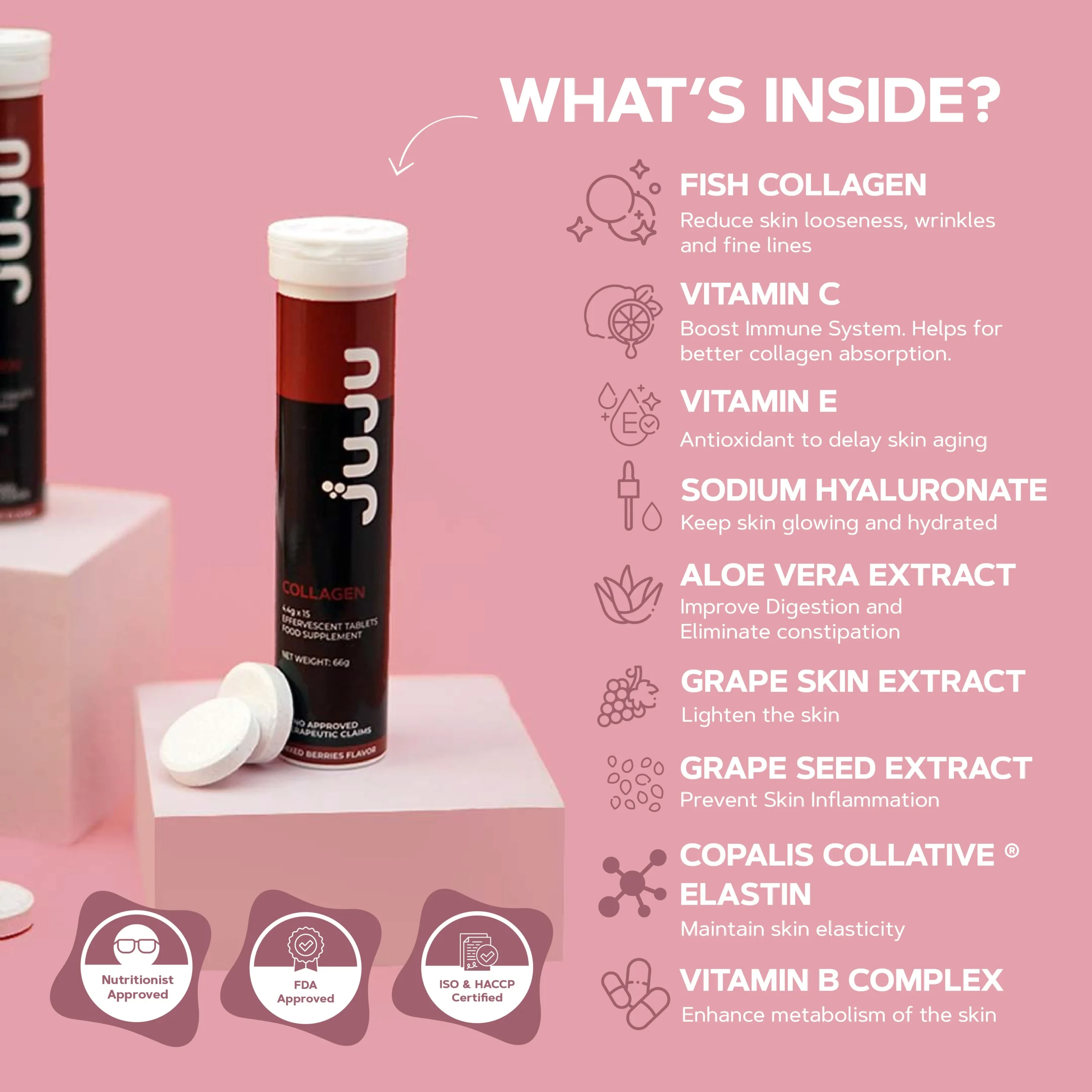 JUJU Collagen + Vitamin C Effervescent JUJU Collagen + Vitamin C Effervescent