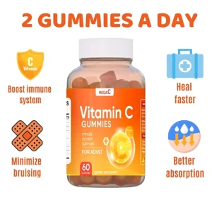 Mega C Vitamin C Gummies – Adult Immune Support Supplement