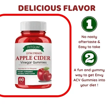 Fitgum Extra Strength Apple Cider Vinegar Gummies