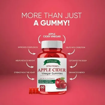 Fitgum Extra Strength Apple Cider Vinegar Gummies