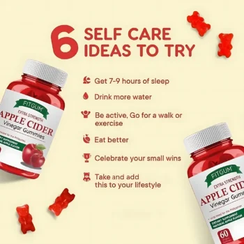 Fitgum Extra Strength Apple Cider Vinegar Gummies