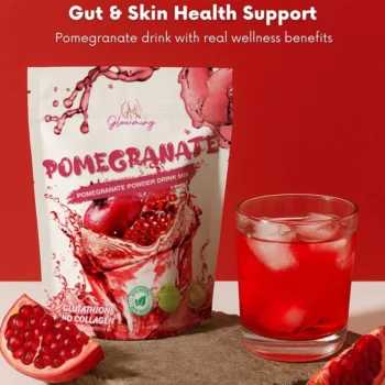 Glowming Pomegranate With Glutathione & Collagen Powder Drink Mix