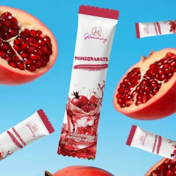 Glowming Pomegranate With Glutathione & Collagen Powder Drink Mix