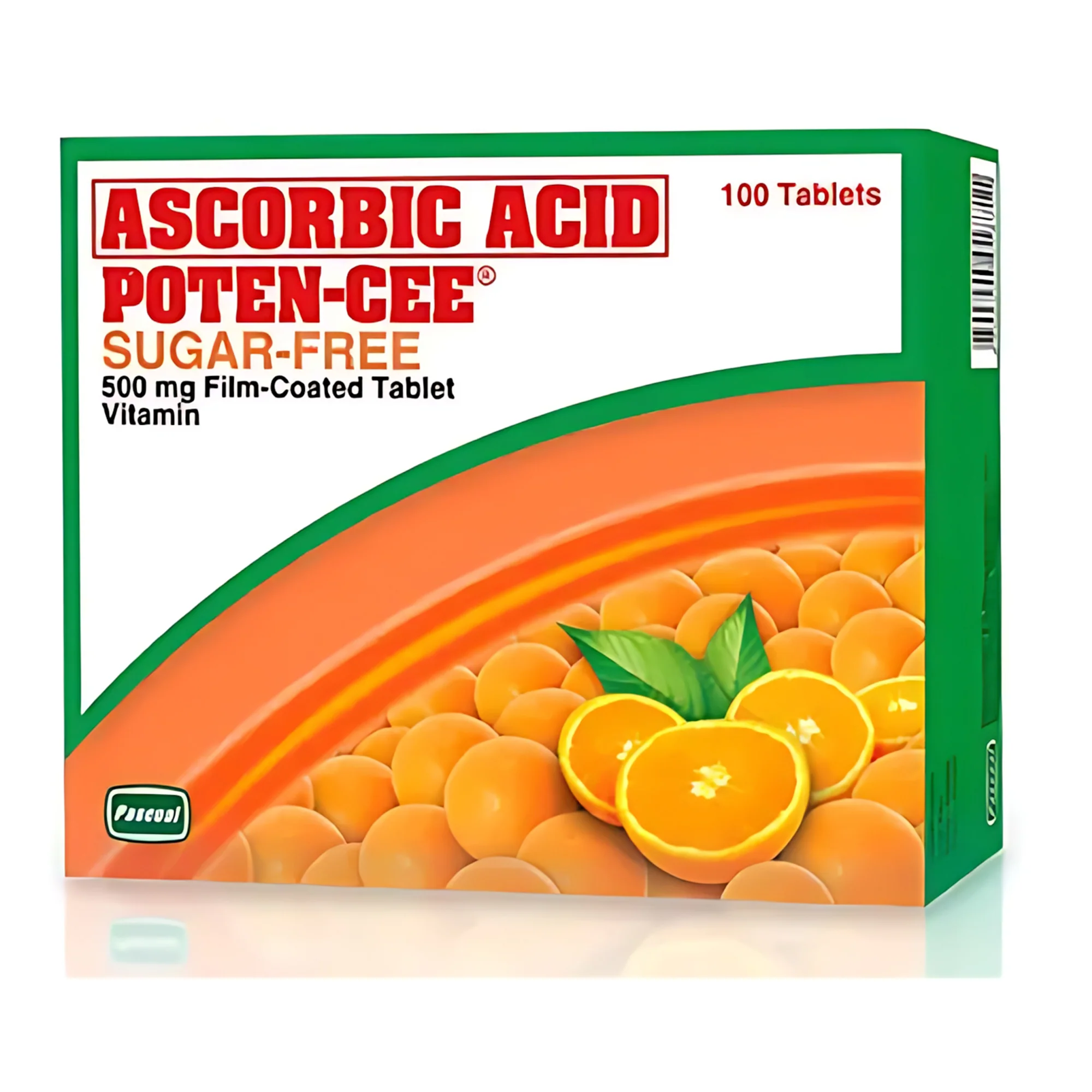 Ascorbic Acid Poten-Cee Sugar-Free 500mg Ascorbic Acid Poten-Cee Sugar-Free 500mg