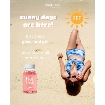 Posh Glow All-In-One Beauty Gummy – Lychee Flavor