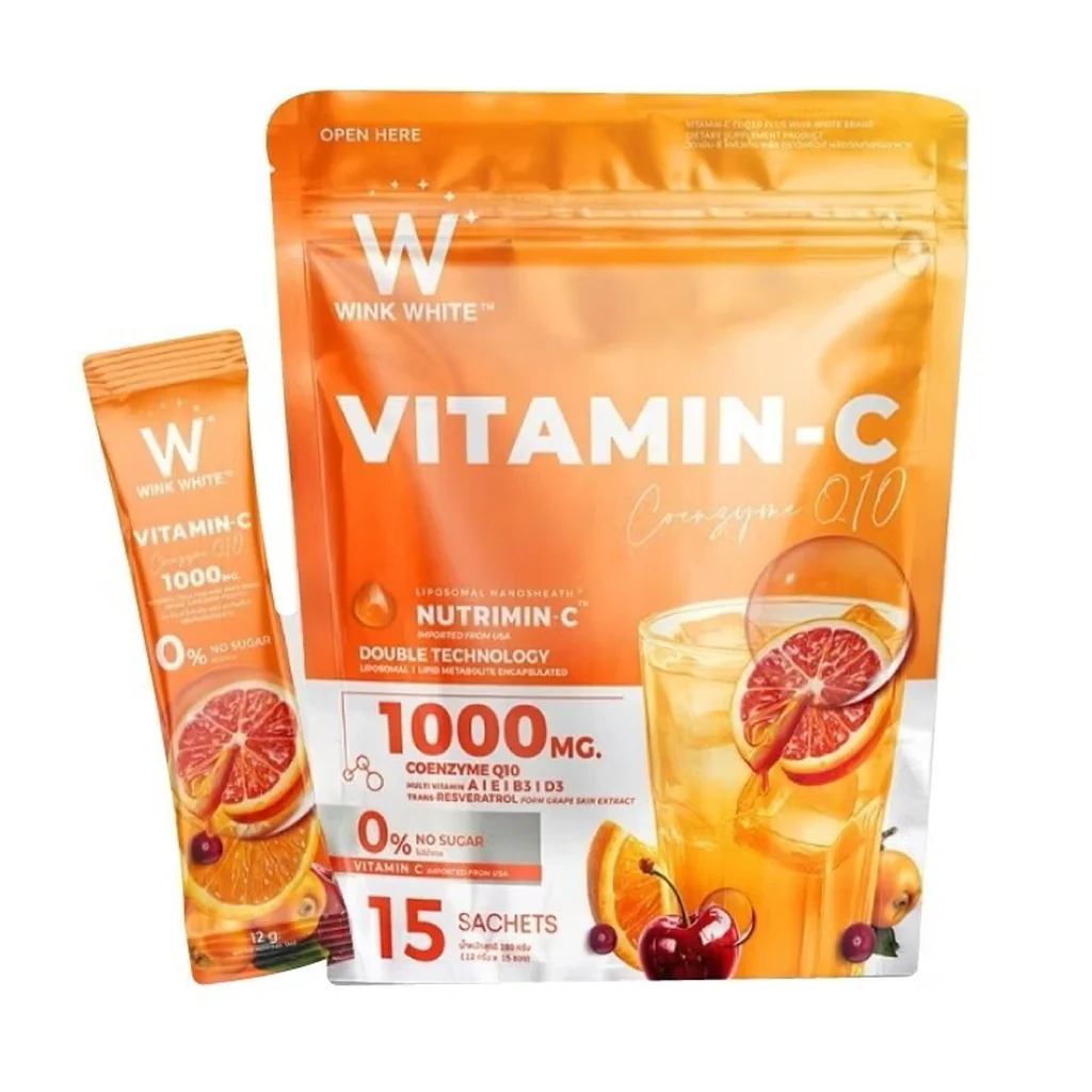 Wink White Vitamin C CoQ10 PlusWink White Vitamin C CoQ10 Plus Wink White Vitamin C CoQ10 Plus