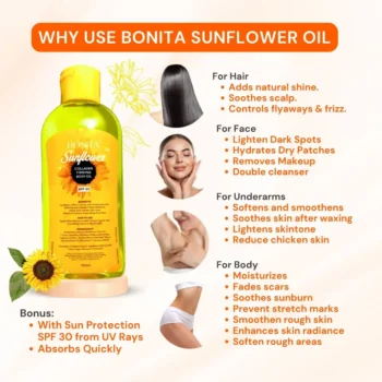 BONITA SUNFLOWER COLLAGEN BODY OIL - Image 3