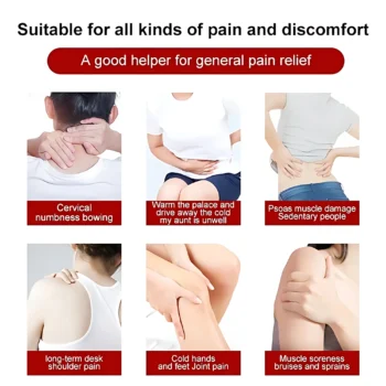 FAREJIANGTIE Pain Relief Ginger Patches – 100pcs | Natural Heating Herbal Patch for Body Pain - Image 5