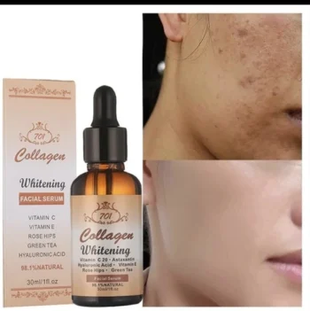 701 Collagen Whitening Facial Serum – 30ml - Image 4