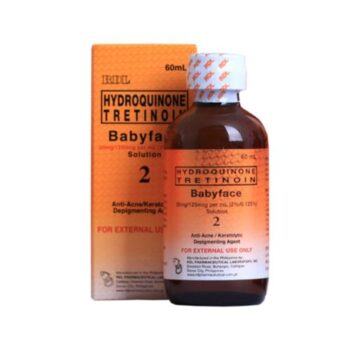 RDL Hydroquinone Tretinoin Babyface Solution Rx 2 – Anti-Acne & Depigmenting Agent - Image 2