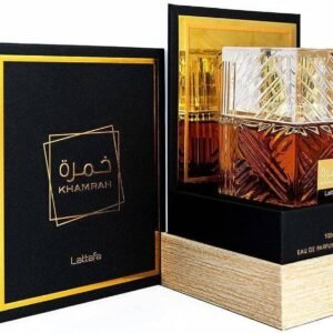 Lattafa Khamrah Unisex Eau de Parfum Spray – 3.4 oz(BLACK)