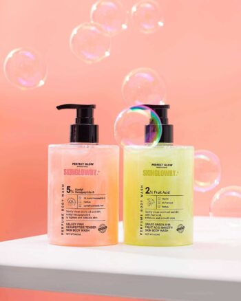 Skin Glowry Perfect Glow Body Wash – Green Variant | Brightening & Nourishing Shower Gel - Image 2