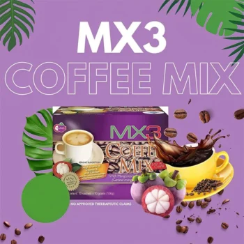 MX3 Coffee Mix with Mangosteen Exocarp – 10 Sachets x 10g (100g Box) - Image 5